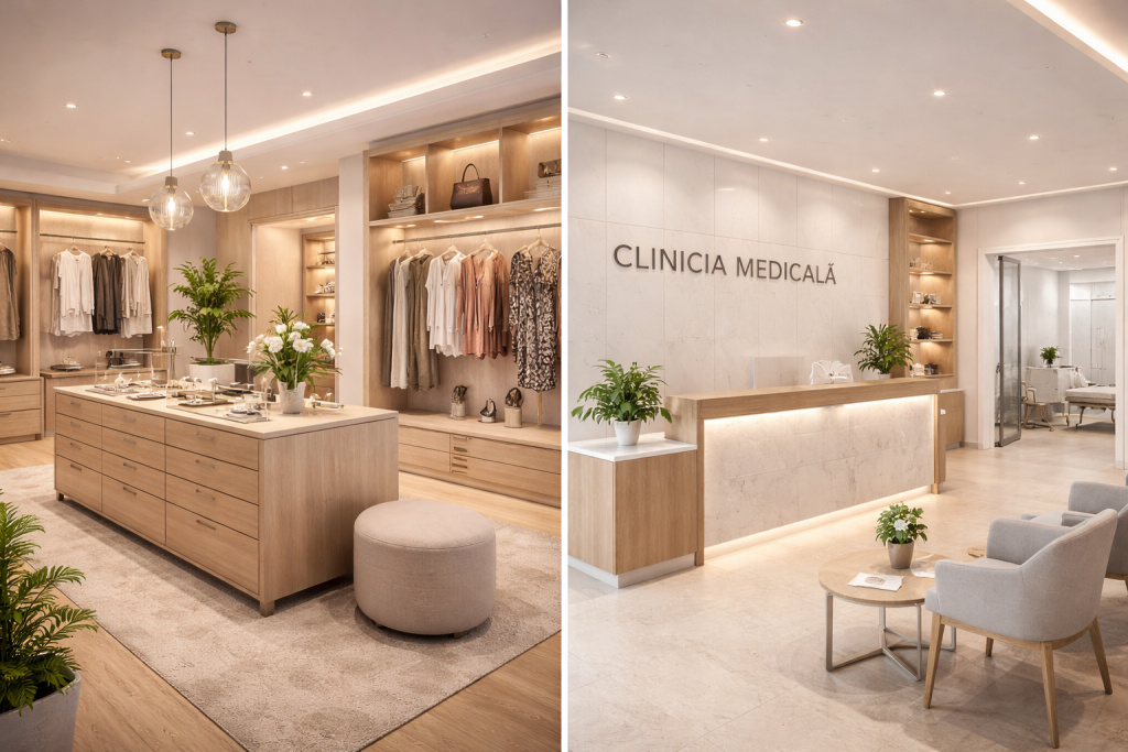 Mobilier pentru clinici în Brașov – Recepții și spații medicale la comandă